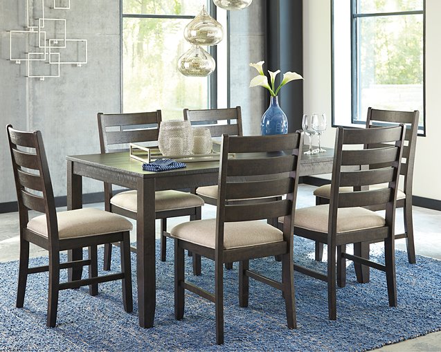 Rokane Dining Table and Chairs (Set of 7) Dining Table Ashley Furniture