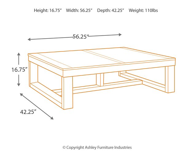 Watson Coffee Table Cocktail Table Ashley Furniture