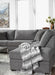 Indy Cement 2-Piece Sectional with Right Chaise Sectional Hughes Furniture