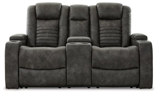Soundcheck Power Reclining Loveseat with Console Loveseat Ashley Furniture