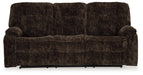 Soundwave Reclining Sofa with Drop Down Table Sofa Ashley Furniture