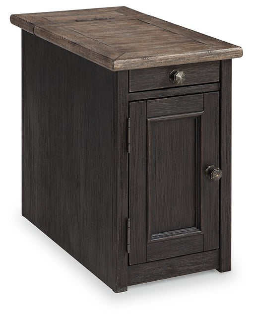Tyler Creek Chairside End Table with USB Ports & Outlets End Table Ashley Furniture