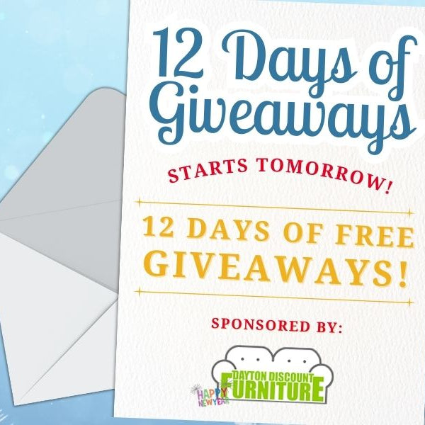 12-Days-of-Gift-Cards-and-Cash-Giveaway Dayton Discount Furniture