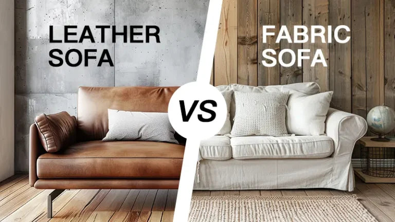 Leather vs. Fabric Sofas: Which One Should You Choose for Your Home?