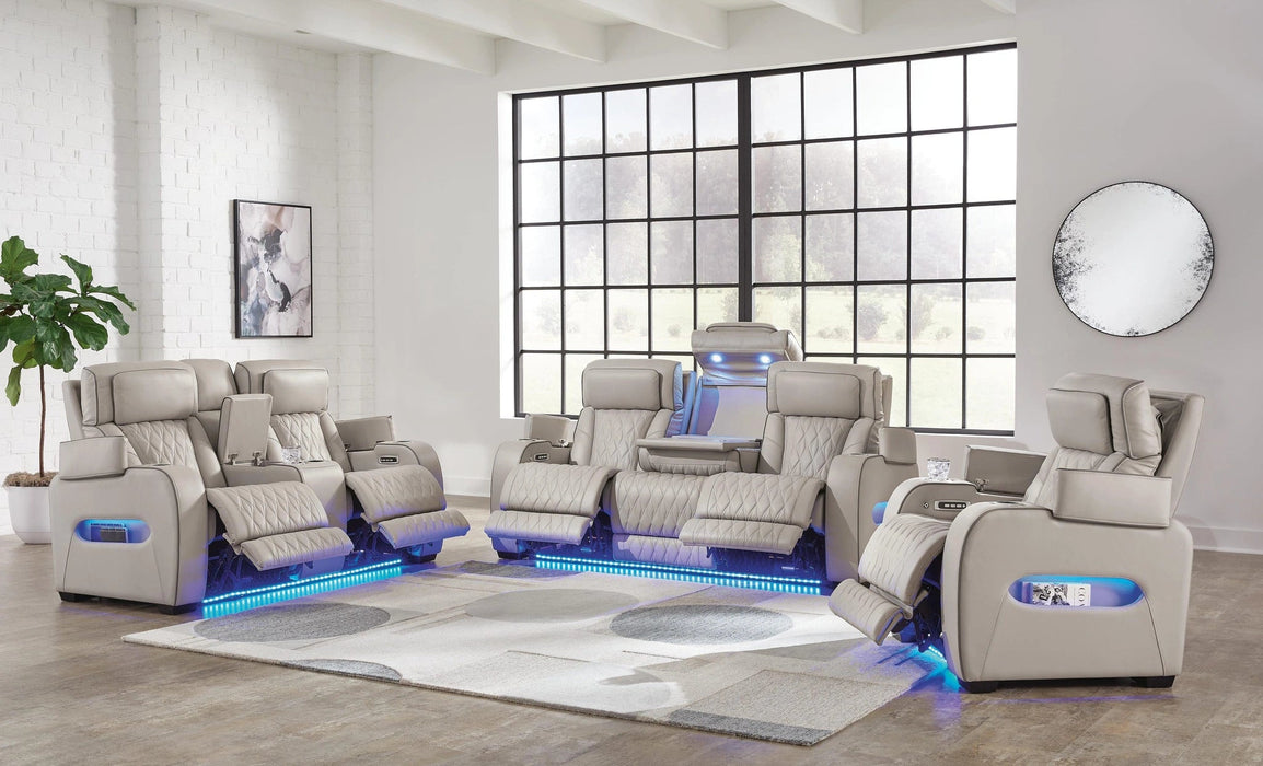Boyington Power Reclining Sofa, Loveseat and Recliner Sectional/Bundle Ashley Furniture