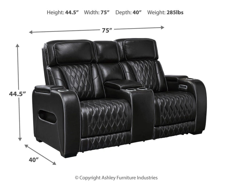 Boyington Power Reclining Sofa & Loveseat (2-Piece Set) Living Room Set Ashley Furniture