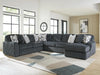 Midnight-Madness Sectional with Chaise Sectional Ashley Furniture