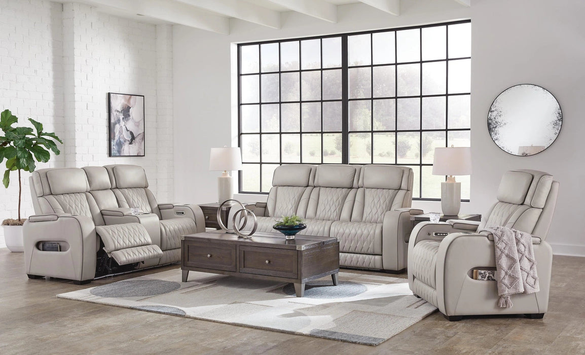 Boyington Power Reclining Sofa, Loveseat and Recliner Sectional/Bundle Ashley Furniture