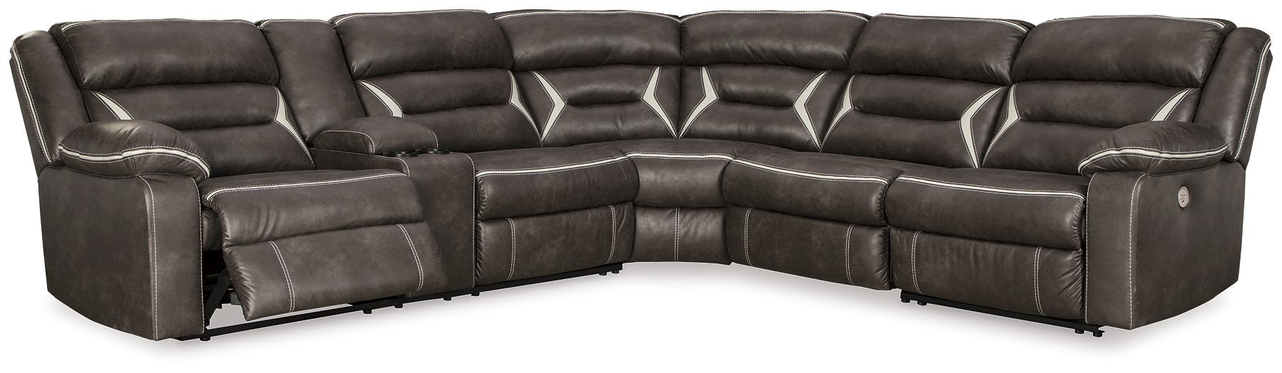 Kincord Power Reclining Sectional Sectional Ashley Furniture