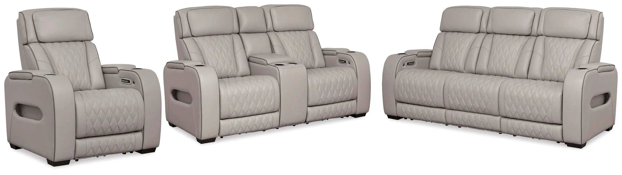 Boyington Power Reclining Sofa, Loveseat and Recliner Sectional/Bundle Ashley Furniture