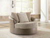 Keskin Oversized Swivel Accent Chair Chair Ashley Furniture