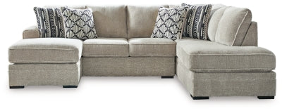 Calnita Sectional with Chaise - Dayton Discount Furniture