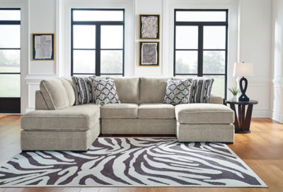 Calnita Sectional with Chaise - Dayton Discount Furniture