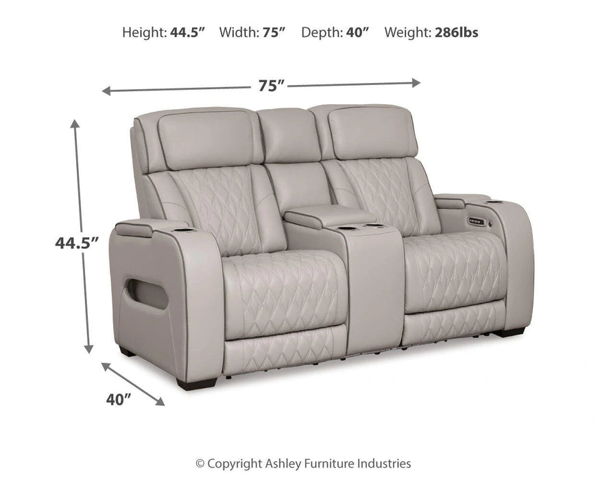 Boyington Power Reclining Sofa & Loveseat (2-Piece Set) Living Room Set Ashley Furniture