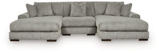 Lindyn Sectional with Double Chaise - Dayton Discount Furniture