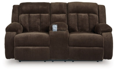 Observation Power Reclining Loveseat with Console - Dayton Discount Furniture