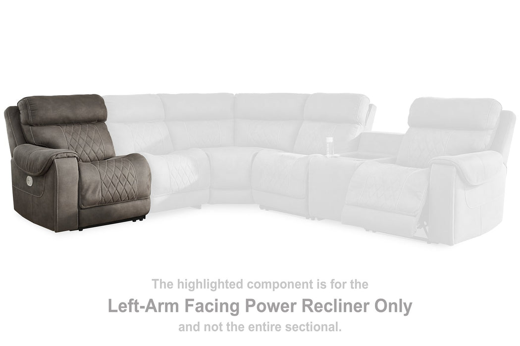 Hoopster 6-Piece Power Reclining Sectional Sectional Ashley Furniture