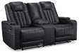 Center Point Reclining Loveseat with Console Loveseat Ashley Furniture