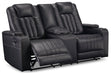 Center Point Reclining Loveseat with Console Loveseat Ashley Furniture