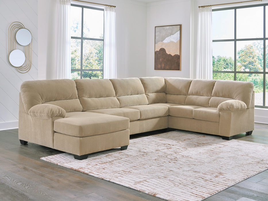 SimpleJoy 3-Piece Sectional w/ Chaise Sectional Ashley Furniture