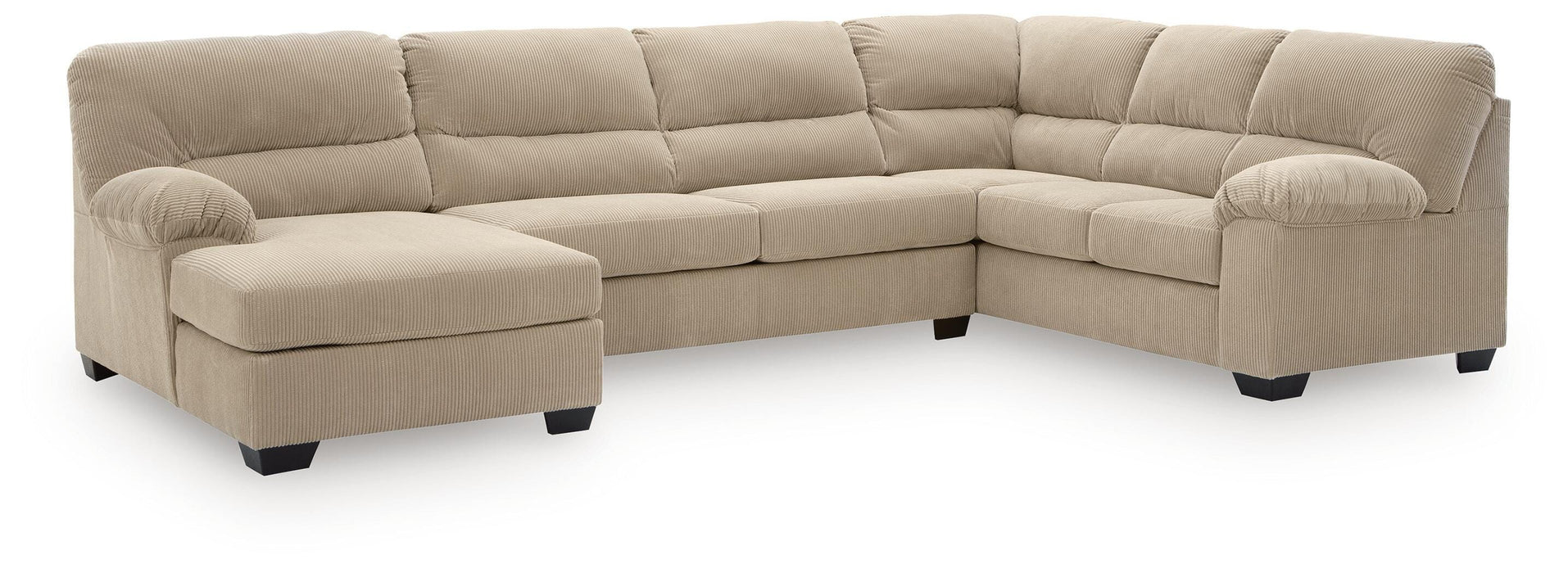 SimpleJoy 3-Piece Sectional w/ Chaise Sectional Ashley Furniture