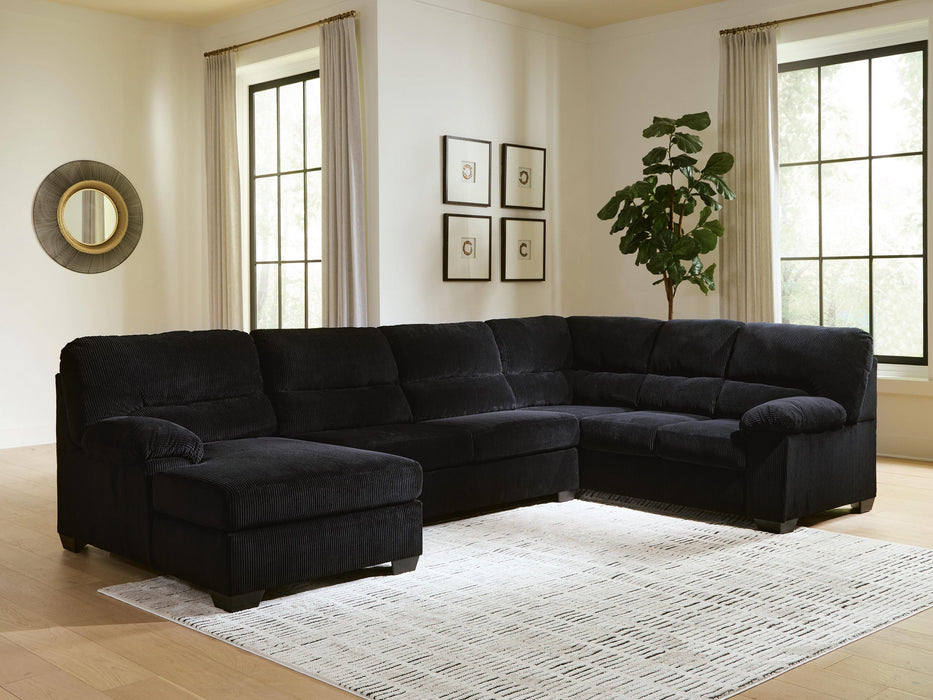 SimpleJoy 3-Piece Sectional w/ Chaise Sectional Ashley Furniture