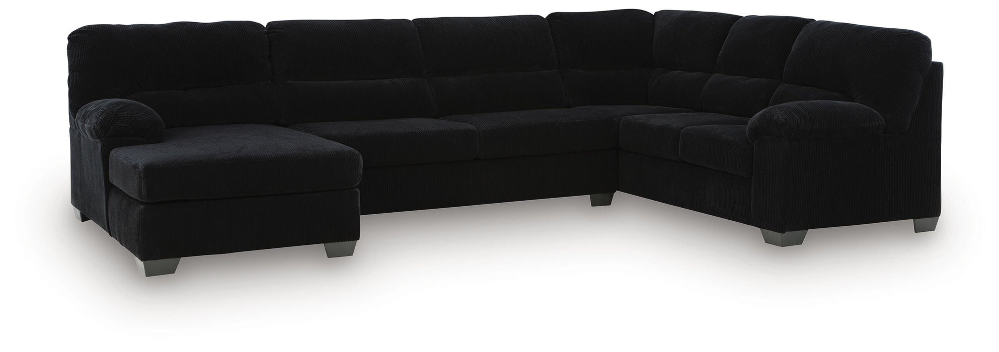 SimpleJoy 3-Piece Sectional w/ Chaise Sectional Ashley Furniture
