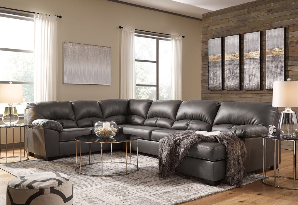 Aberton 3-Piece Sectional with Chaise Sectional Ashley Furniture