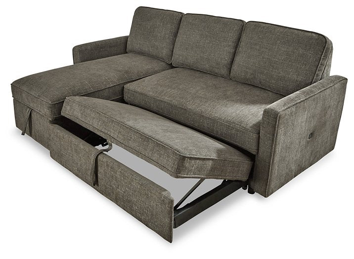 Kerle 2-Piece Sectional with Pop Up Bed Sectional Ashley Furniture
