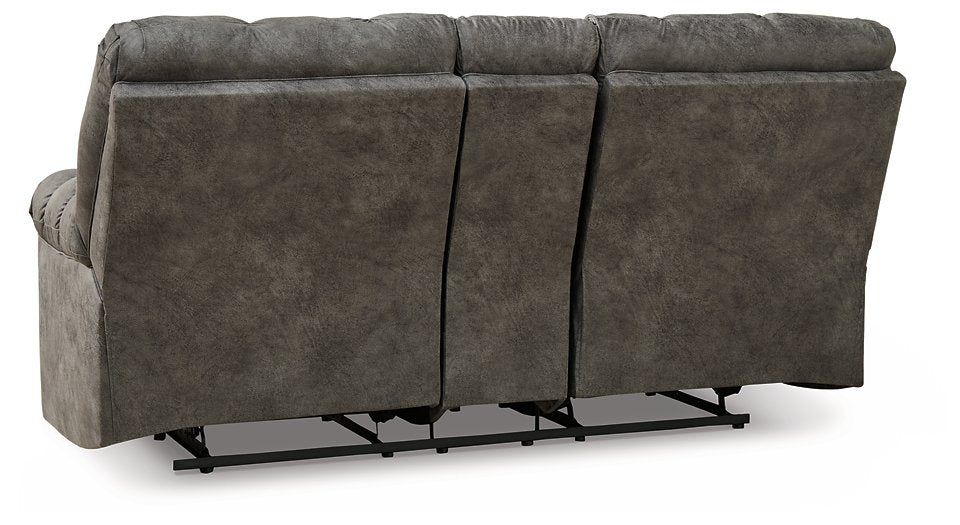 Derwin Reclining Loveseat with Console Loveseat Ashley Furniture