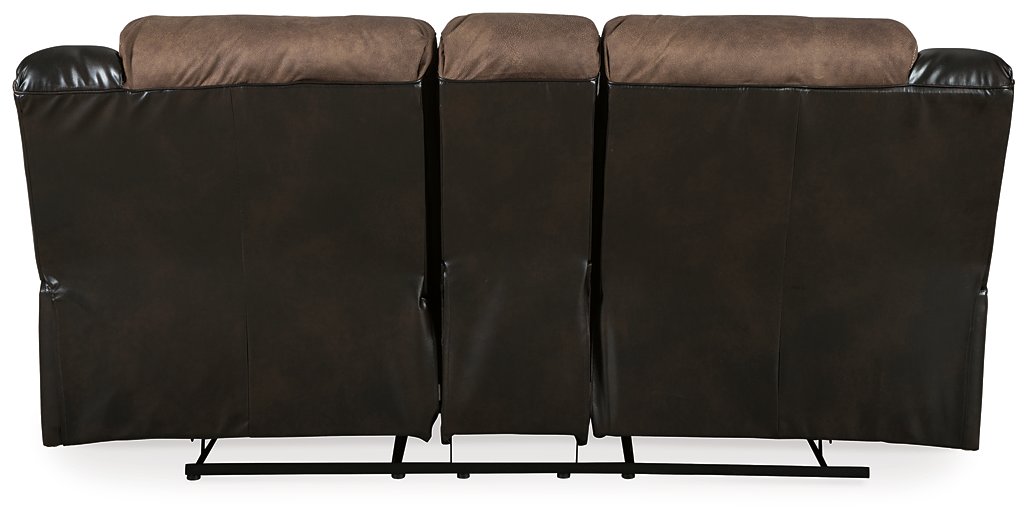 Earhart Reclining Loveseat with Console Loveseat Ashley Furniture