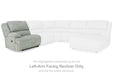 McClelland Reclining Sectional with Chaise Sectional Ashley Furniture