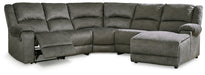Benlocke Reclining Sectional with Chaise Sectional Ashley Furniture