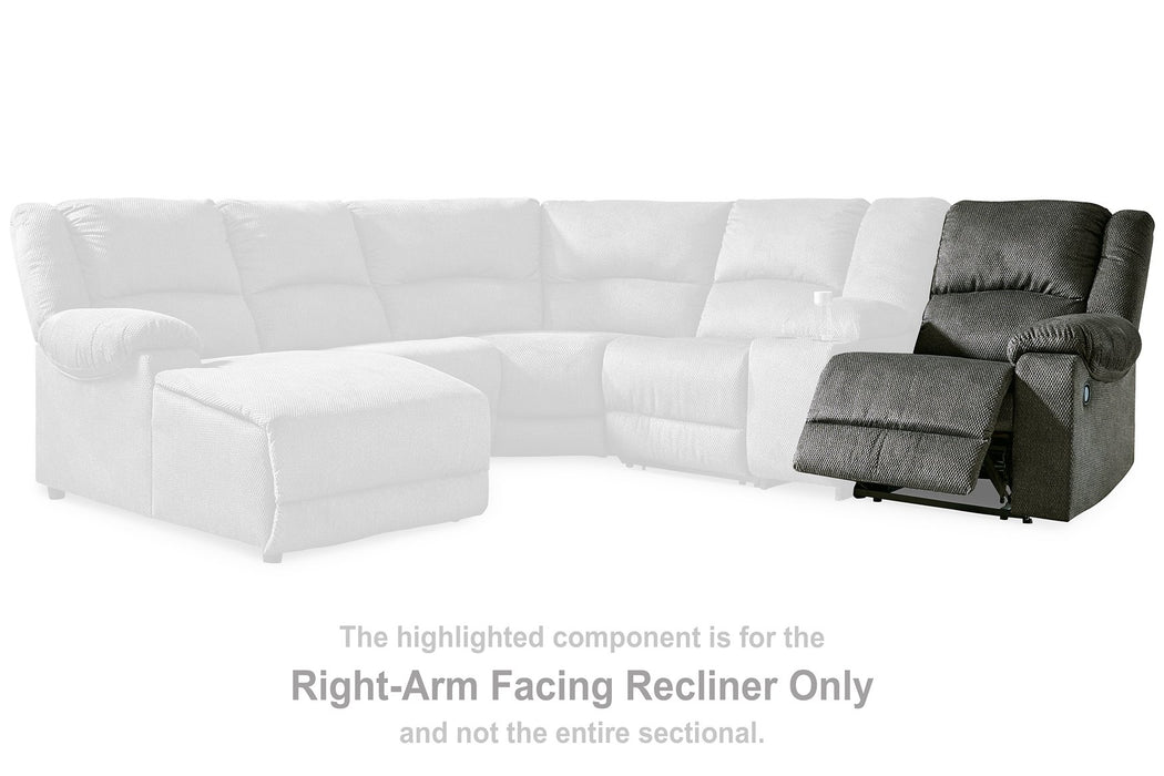 Benlocke Reclining Sectional with Chaise Sectional Ashley Furniture