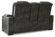 Soundcheck Power Reclining Loveseat with Console Loveseat Ashley Furniture