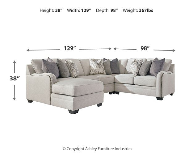 Dellara Sectional with Chaise Sectional Ashley Furniture