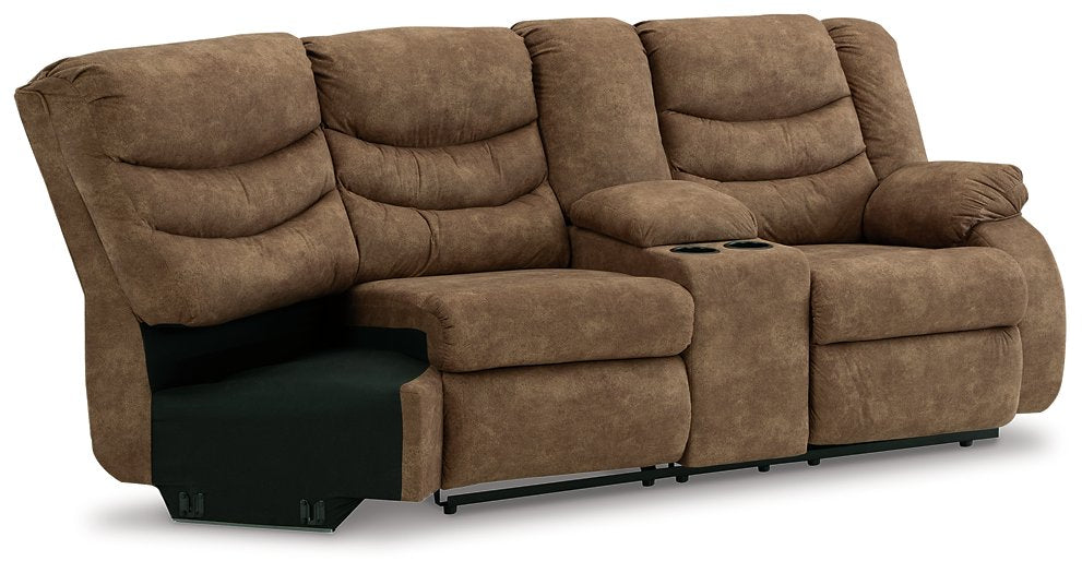 Partymate 2-Piece Reclining Sectional Sectional Ashley Furniture