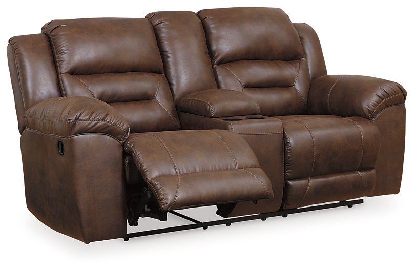 Stoneland Reclining Loveseat with Console Loveseat Ashley Furniture