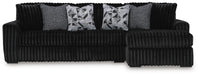 Midnight-Madness Sectional with Chaise Sectional Ashley Furniture