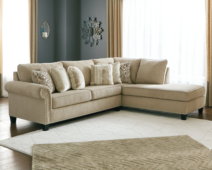 Dovemont 2-Piece Sectional with Chaise Sectional Ashley Furniture