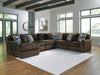 Midnight-Madness Sectional with Chaise Sectional Ashley Furniture