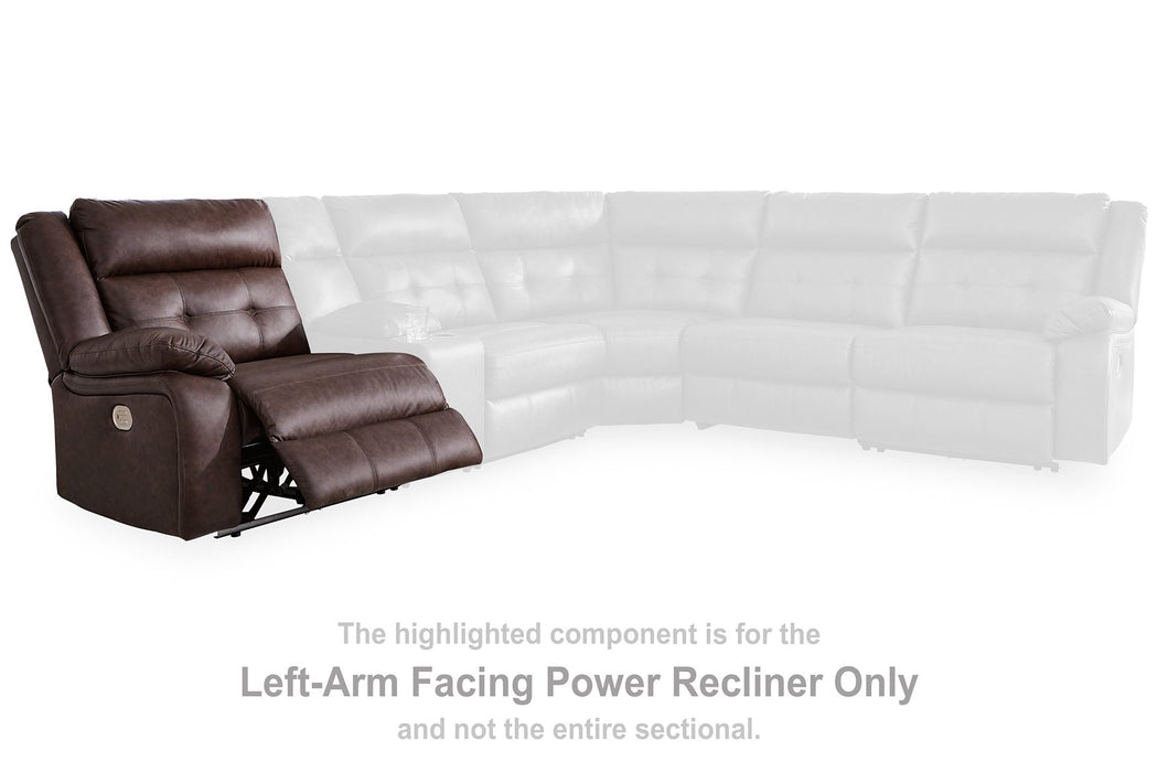 Punch Up Power Reclining Sectional Sectional Ashley Furniture