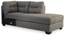 Maier 2-Piece Sleeper Sectional with Chaise Sleeper Ashley Furniture