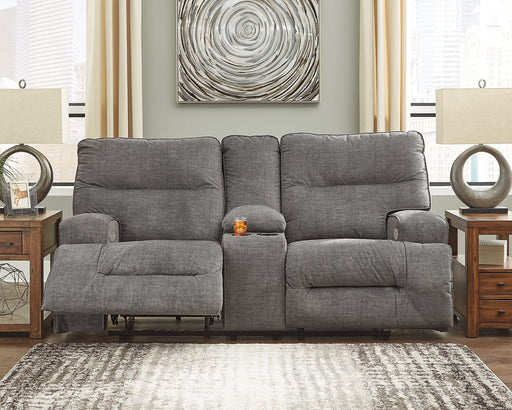 Coombs Power Reclining Loveseat with Console Loveseat Ashley Furniture