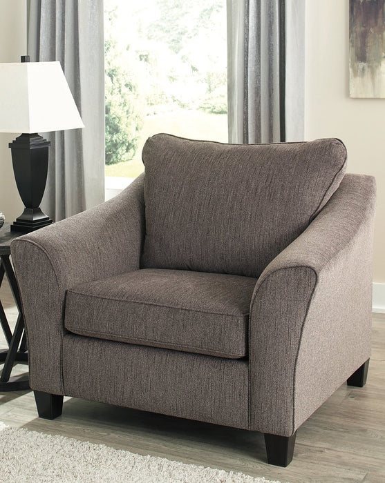 Nemoli Oversized Chair and Ottoman Living Room Set Ashley Furniture