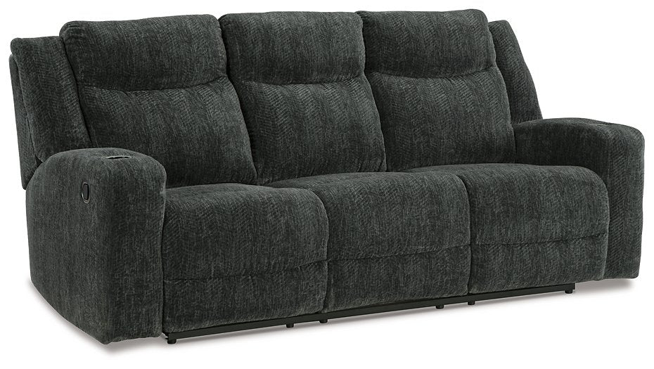 Martinglenn Reclining Sofa with Drop Down Table Sofa Ashley Furniture