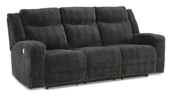 Martinglenn Power Reclining Sofa with Drop Down Table Sofa Ashley Furniture