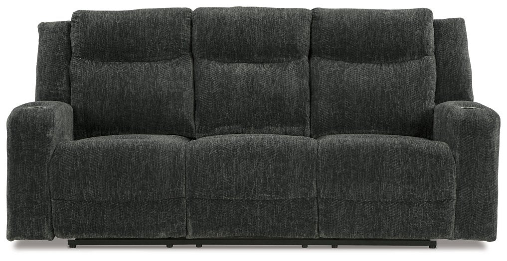 Martinglenn Reclining Sofa with Drop Down Table Sofa Ashley Furniture