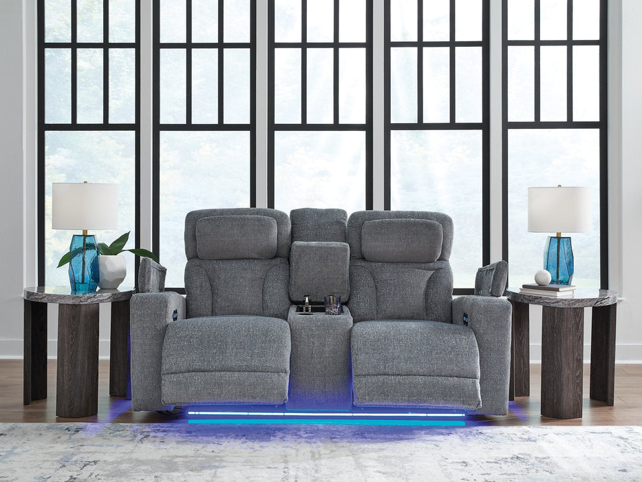 Studio Cave Power Reclining Loveseat with Console
