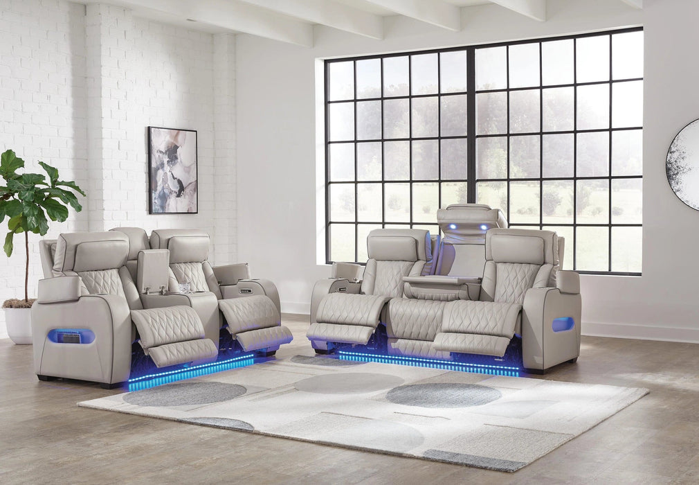 Boyington Power Reclining Sofa, Loveseat and Recliner Sectional/Bundle Ashley Furniture